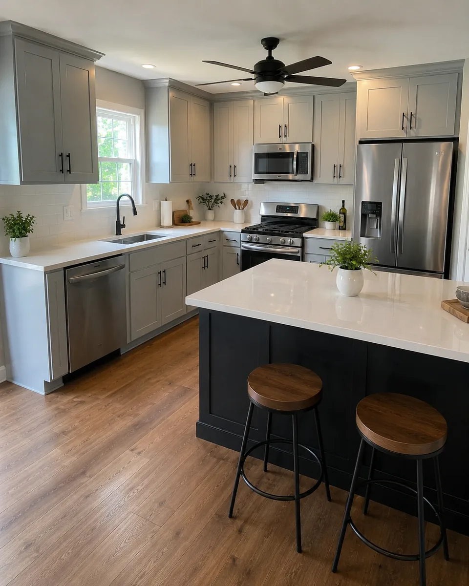 Cabinet refinishing project in Carrollwood by Westchase Painting Company