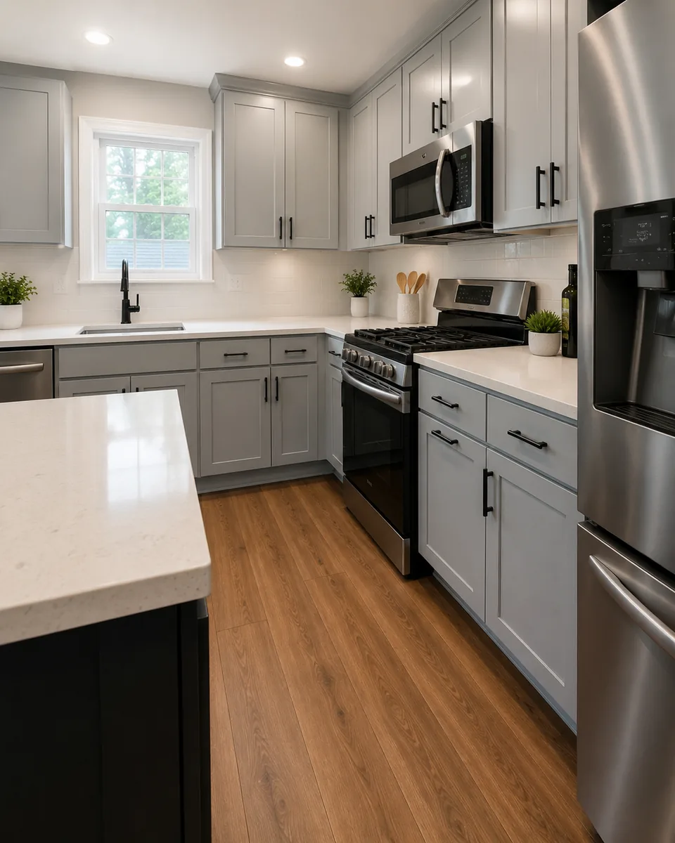 Cabinet refinishing project in Carrollwood by Westchase Painting Company (view 2)