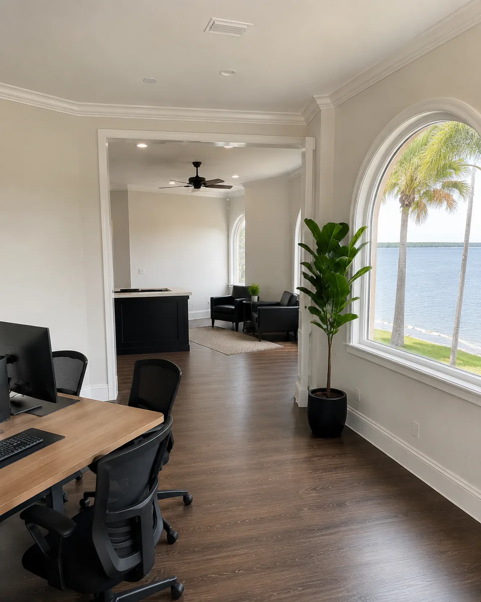 Commercial painting project in South Tampa by Westchase Painting Company