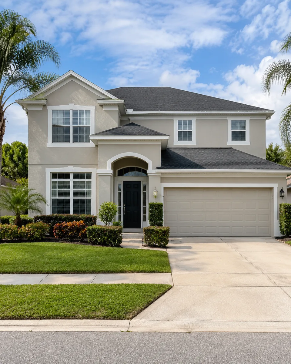 Exterior house painting project in New Tampa by Westchase Painting Company (view 2)