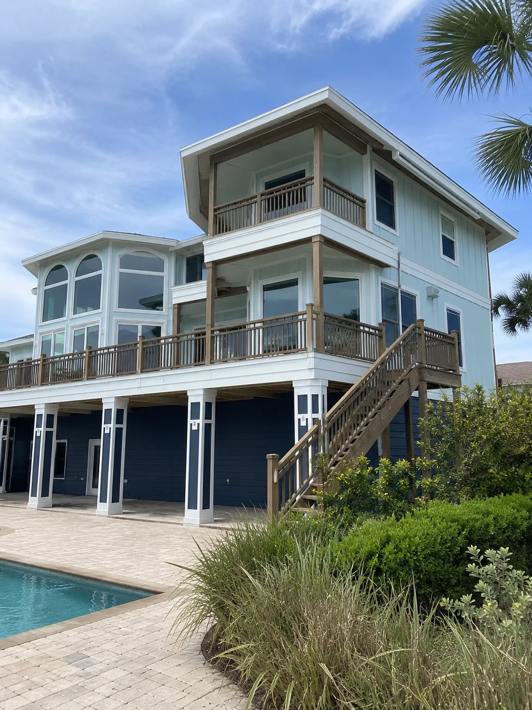 Modern exterior repaint by Westchase Painting Company